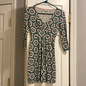 Boden Mandala Floral Patterned Dress